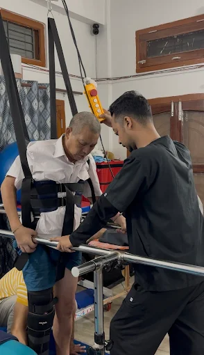 Body-weight supported gait training