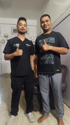A happy patient after recovery